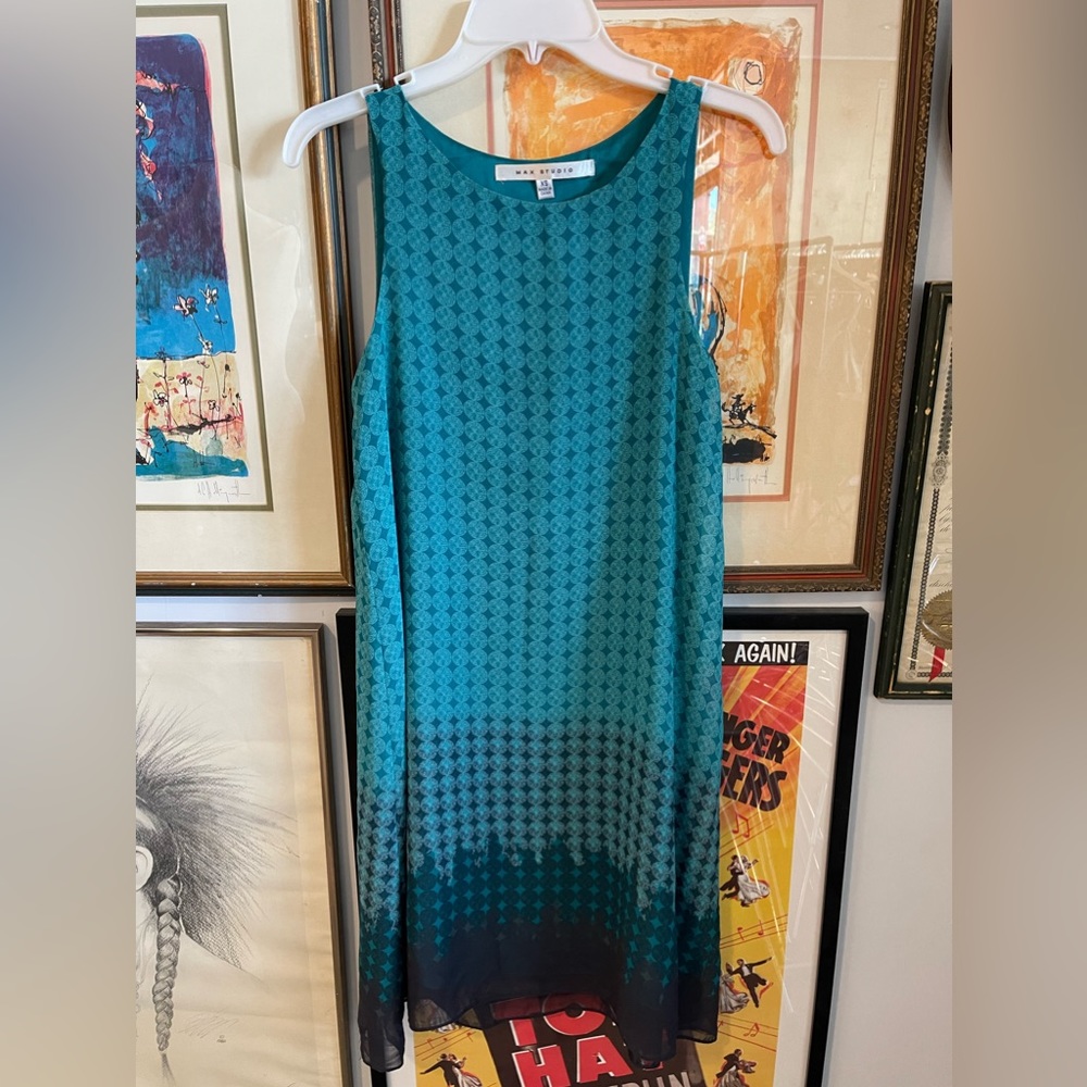 Max Studio Teal Dress